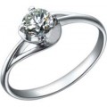 18K金20分结婚钻戒 DB415E